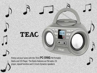 TEAC Pc-D90G Cd/Fm Portable Radio