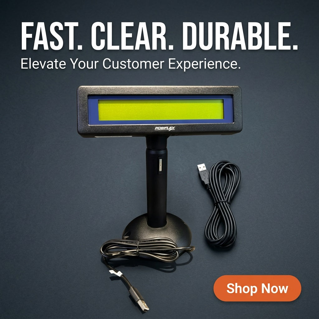 POSIFLEX PD-3200UE-B USB Pole Display