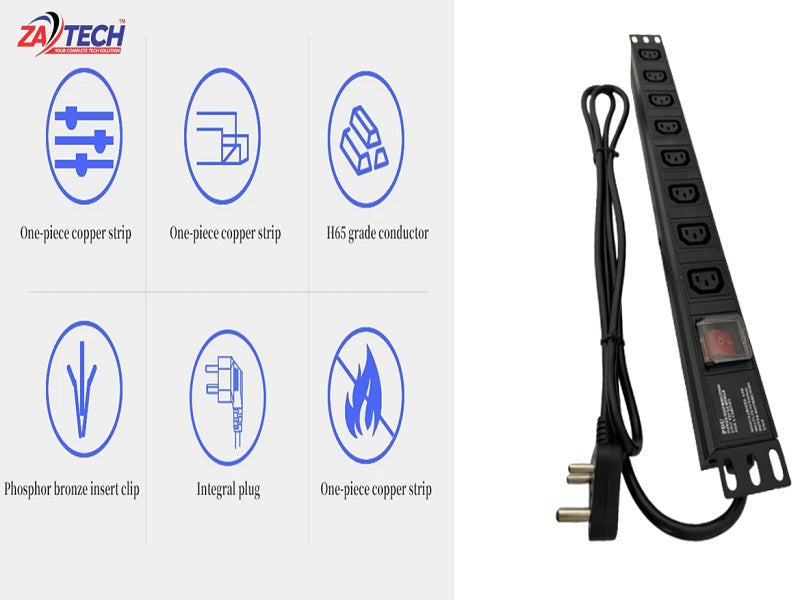 8 Way Power Distribution Unit For Server