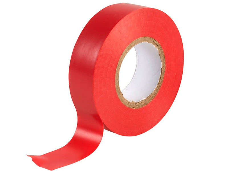 EAZITOOLS 19Mm Pvc Tape Single Red
