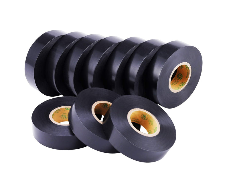 EAZITOOLS 19Mm Pvc Electrical Tapes Blk