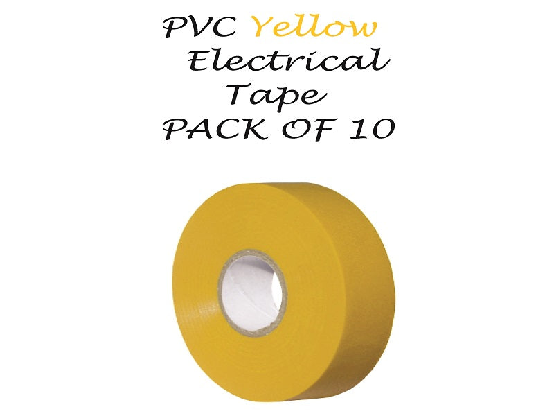 EAZITOOLS 19Mm Pvc Electrical Tapes Yel