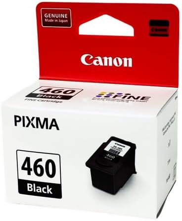Canon PG-460 Black Ink Cartridge 3711C001 - 7.5ml Pigment Black, 180 Pages