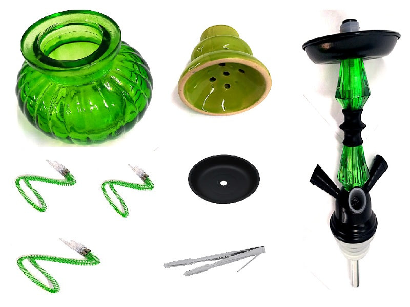 PUMPKIN 3 Pipe Hookah-Fl