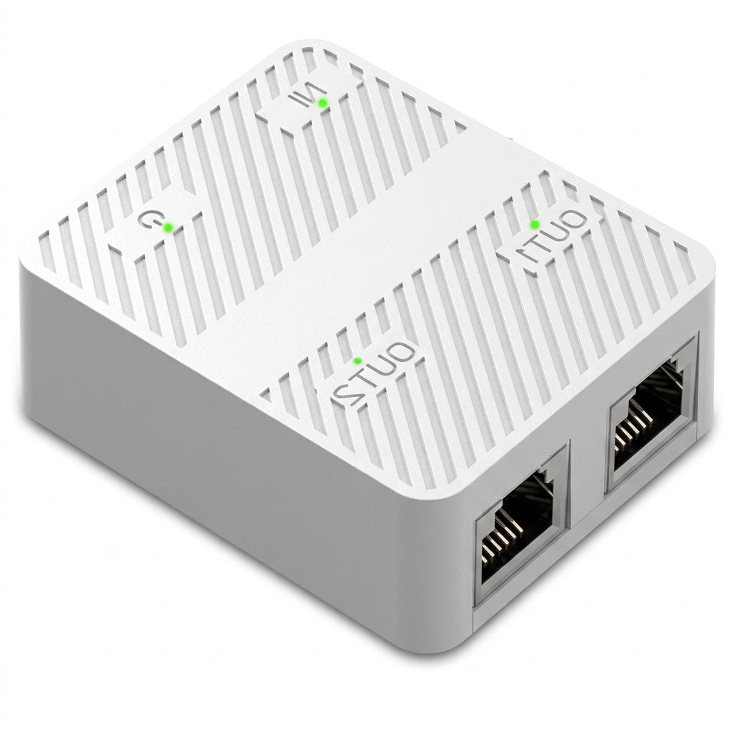 Zatech 1X2 RJ45 Splitter 100 Mbps White