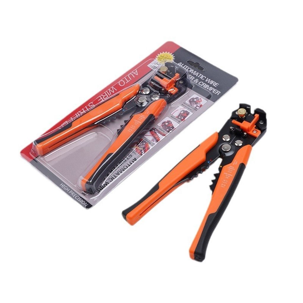 8 inch automatic wire stripper and crimping pliers hand tool