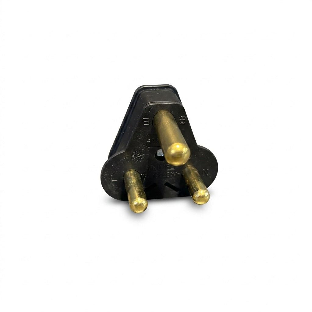 PAYS Plug Top Nylon 3 Pin Adapter Black