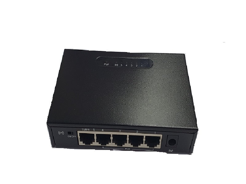POE Switch 4Port + 1Port Uplink 65 Watts
