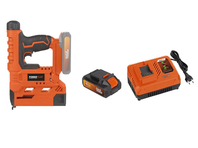 POWERPLUS 20V Stapler Nailer