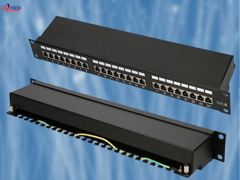 24 Port Cat6 Ftp Shilded Rack Mount