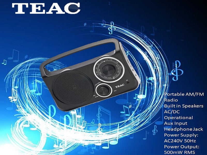 TEAC Pr-300B Am/Fm Portable Radio