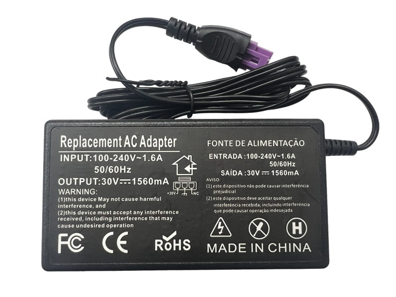 PRINTER Replacement Charger 30V-1560Ma