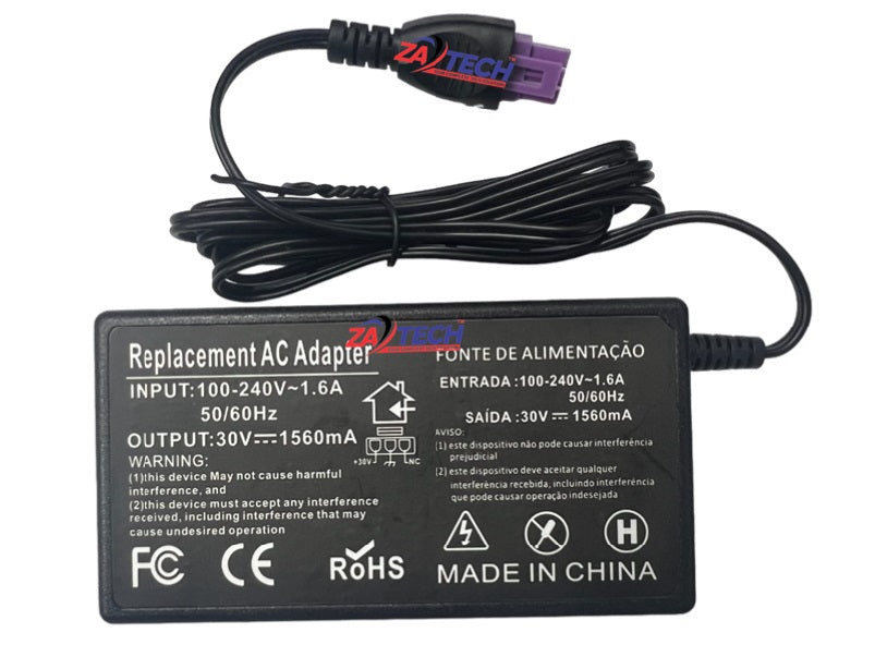 PRINTER Replacement Charger 30V-1560Ma