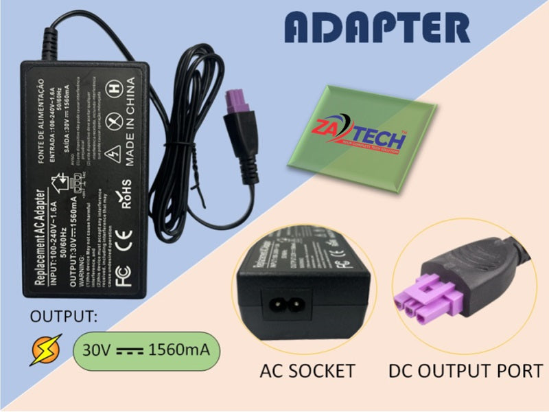 PRINTER Replacement Charger 30V-1560Ma