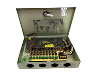 CCTV Outdoor 9Ch Power Supply 12V-10A