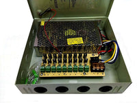 CCTV Outdoor 9Ch Power Supply 12V-10A