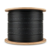 PVC 6MM 1 Meter Black Cable