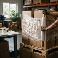 Clear Pallet Wrap Stretch Film 450mm x 400m, 15 Micron - Packaging & Shipping Roll (PW) – view 2
