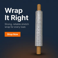 Clear Pallet Wrap Stretch Film 450mm x 400m, 15 Micron - Packaging & Shipping Roll (PW) – view 4