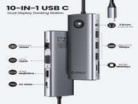 ORICO 10 In 1 Docking Station 5Gbps