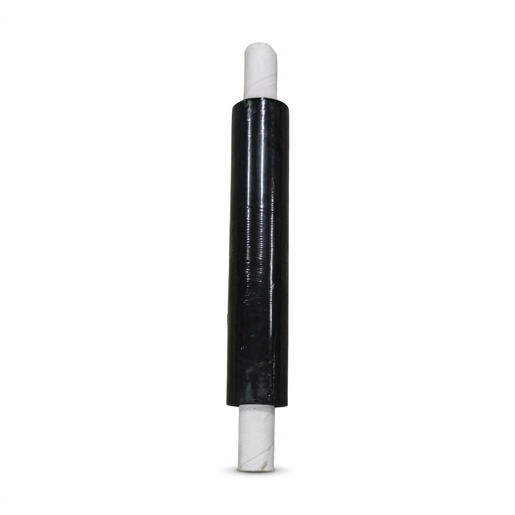 Black Pallet Wrap Stretch Film 450mm x 400m, 15 Micron - Packaging & Shipping Roll (PWB)