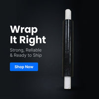 Black Pallet Wrap Stretch Film 450mm x 400m, 15 Micron - Packaging & Shipping Roll (PWB) – view 4