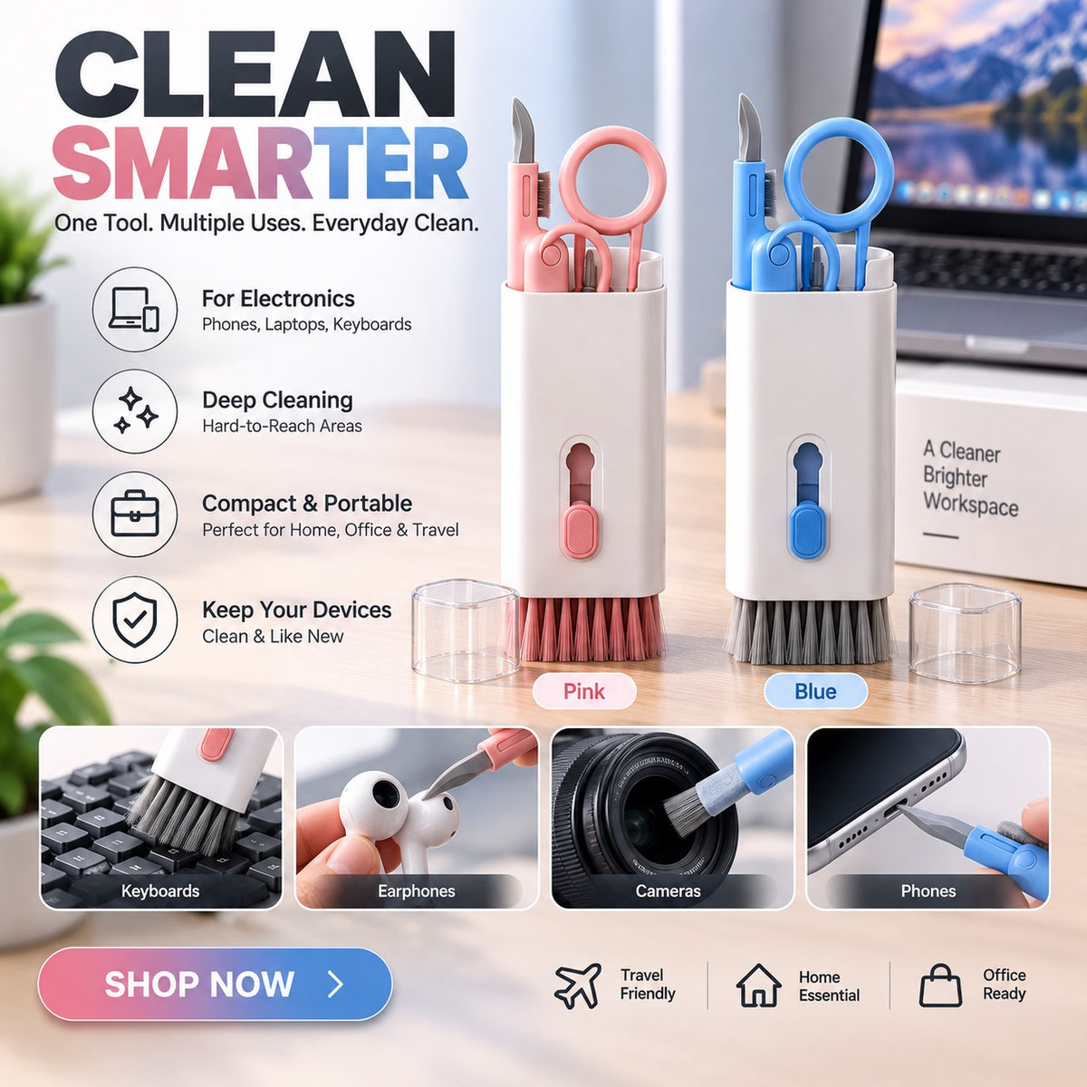 7-in-1 Multifunctional Cleaning Brush Ki