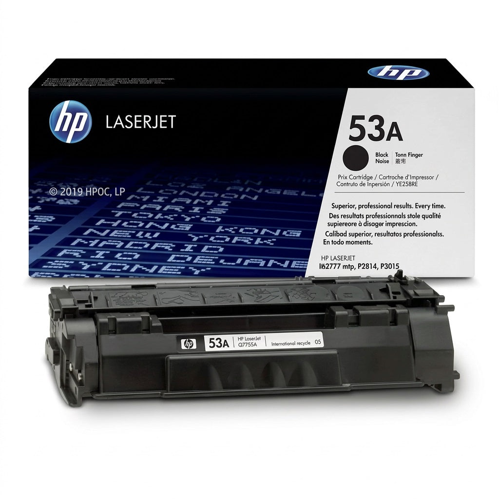 HP Q7553A LaserJet Black Toner Cartridge