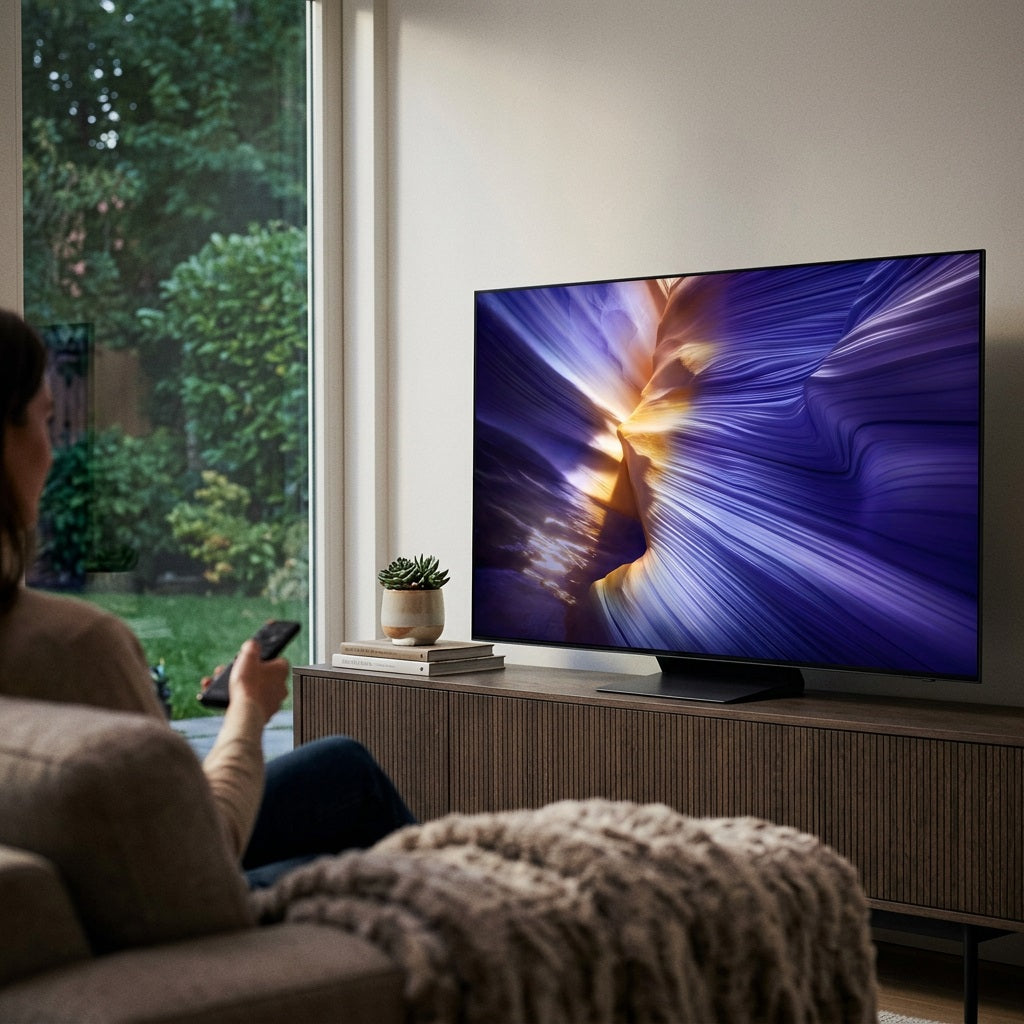Samsung 55 inch S90F OLED 4K Vision AI smart TV (view 2)