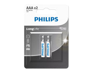 PHILIPS Aaa Longlife Battery X 2 Pack