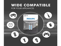 PHILIPS Aaa Longlife Battery X 2 Pack