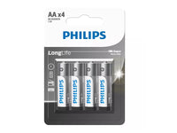 PHILIPS Aa Longlife Battery X 4 Pack
