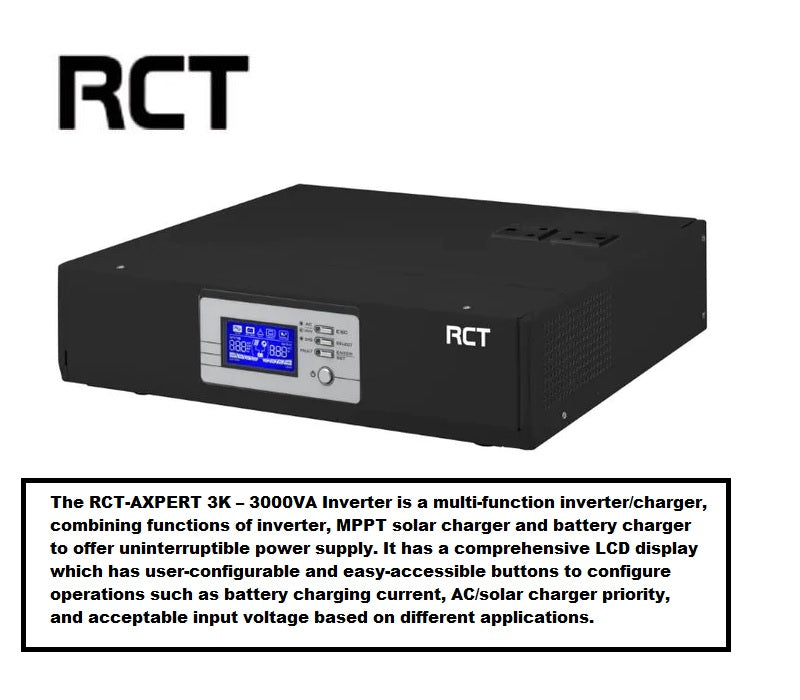 RCT Alfa 3000Va/2400W Desktop Inverter