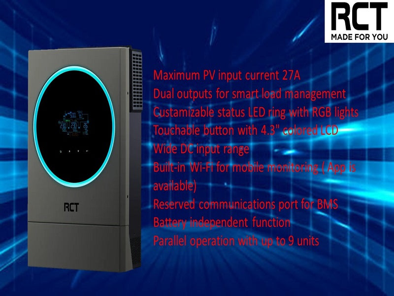 RCT Axpert Twin 6000Va/6000W Inverter