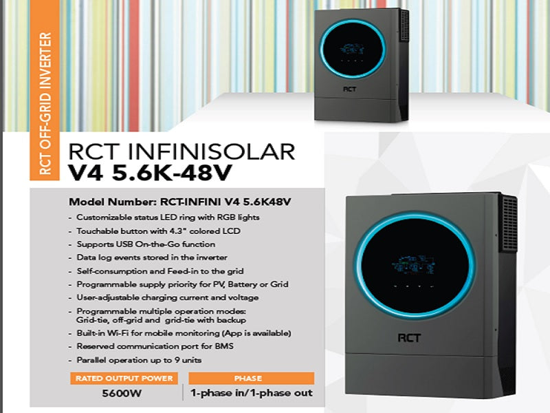 RCT Infinisolar V4 5.6K 5600Va/5600W
