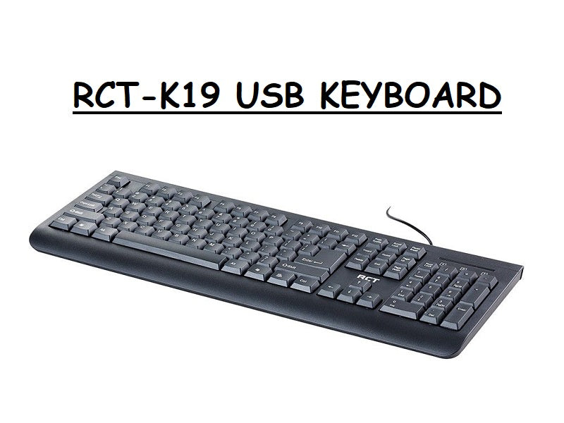 RCT Wired 104 Key Usb Keyboard