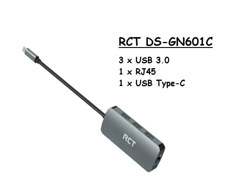 RCT Compact Usb Type C 6In1 Hub
