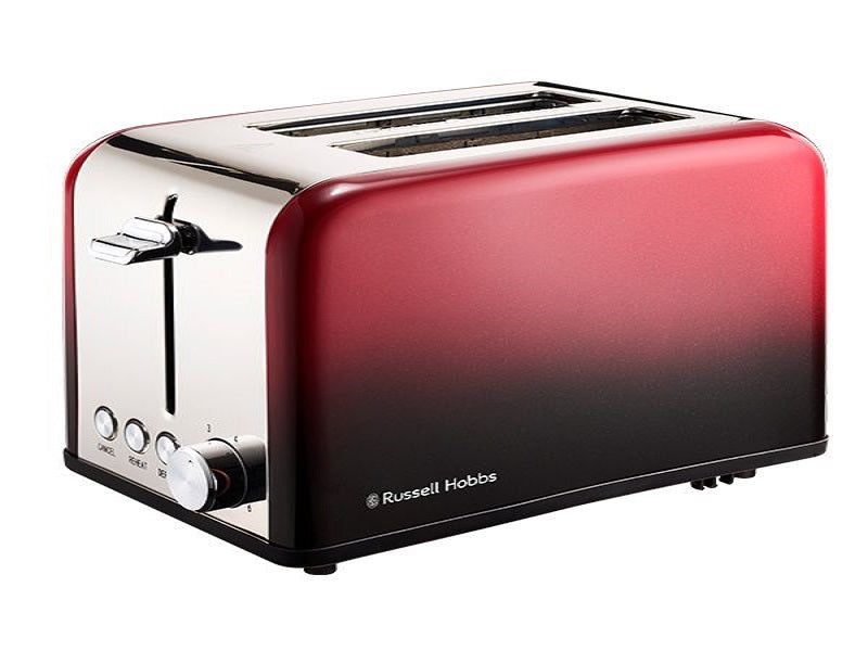 RUSSELL Hobbs Red Ombre 2 Slice Toaster