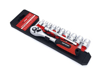 REDRHINO 12Pcs Ratchet Socket Set