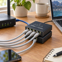 RJ45 1-to-4 Gigabit Network Splitter 100