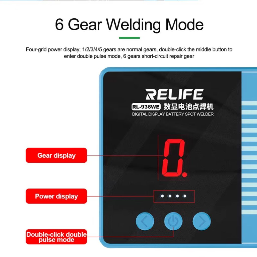 RELIFE RL-936WE Digital Display Battery