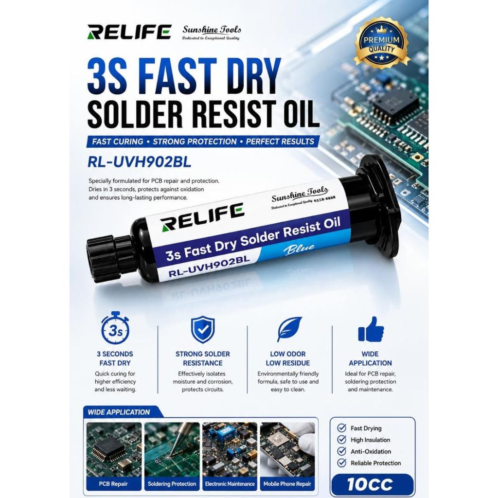 RELIFE RL-UVH902BL 3-Second QuickDry Blu