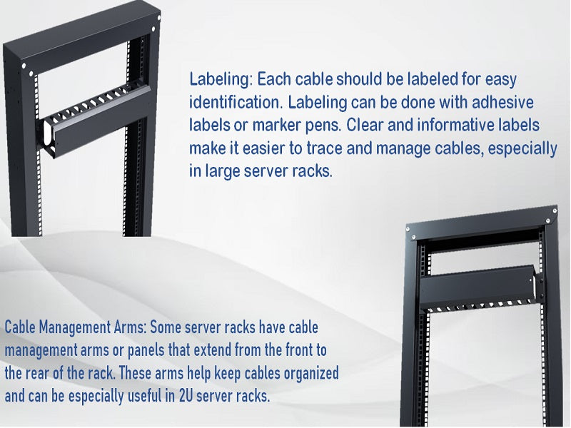 CABLE Management 2U For Server Rk