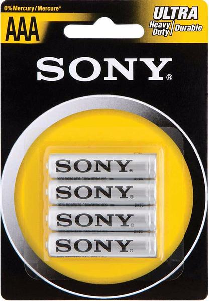 SONY Aaa 4Pck Batt Heavvy Duty