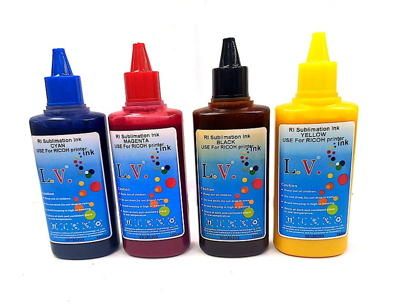 RICOH Sublimation Ink 100Ml 4 Pack