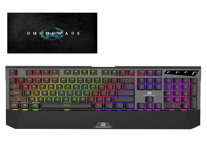ROGUEWARE Red Wired Gaming Mechanical