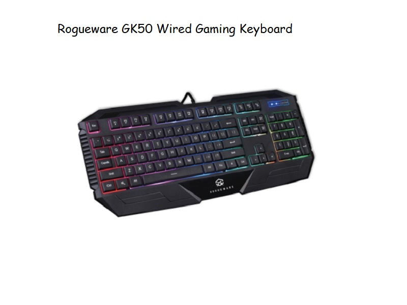 ROGUEWARE Gk50 Wired Gaming Keyboard