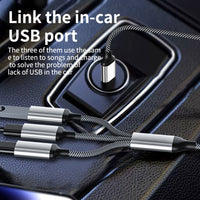 RXY-108 3-in-1 USB Hub OTG Adapter Cable