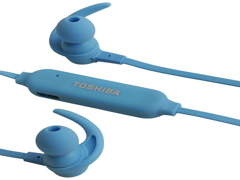 TOSHIBA Wireless Stereo Earphone Blue