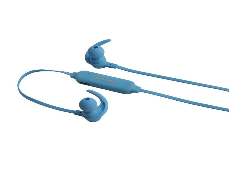 TOSHIBA Wireless Stereo Earphone Blue